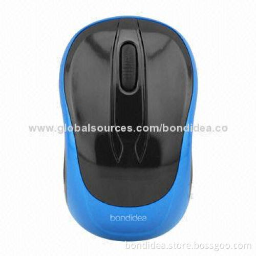 2014 Customized Cheapest Wireless Optical Mouse, 1,600dpi High-resolution, Sized 96*52.3*31.6mm